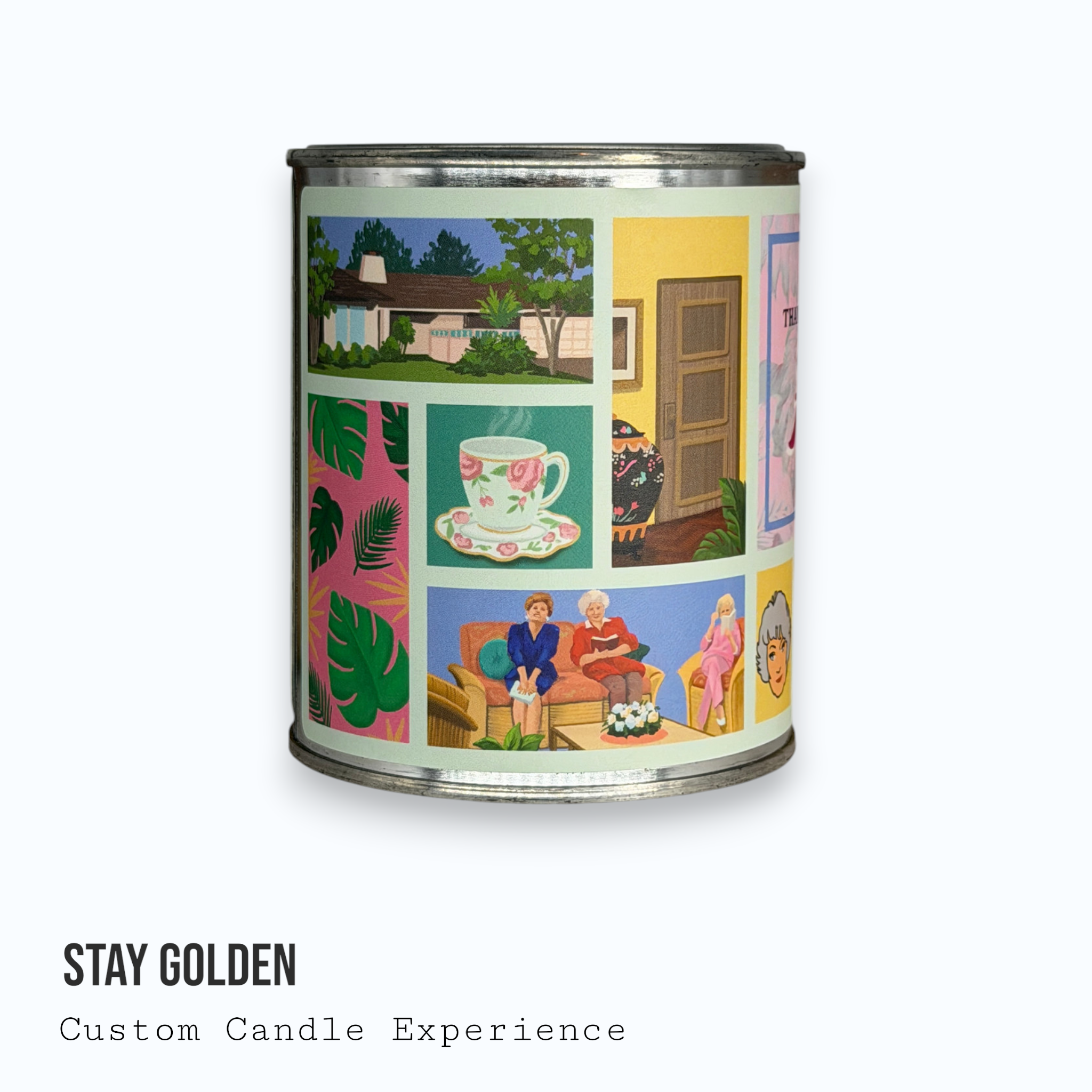 Stay Golden Custom Candle