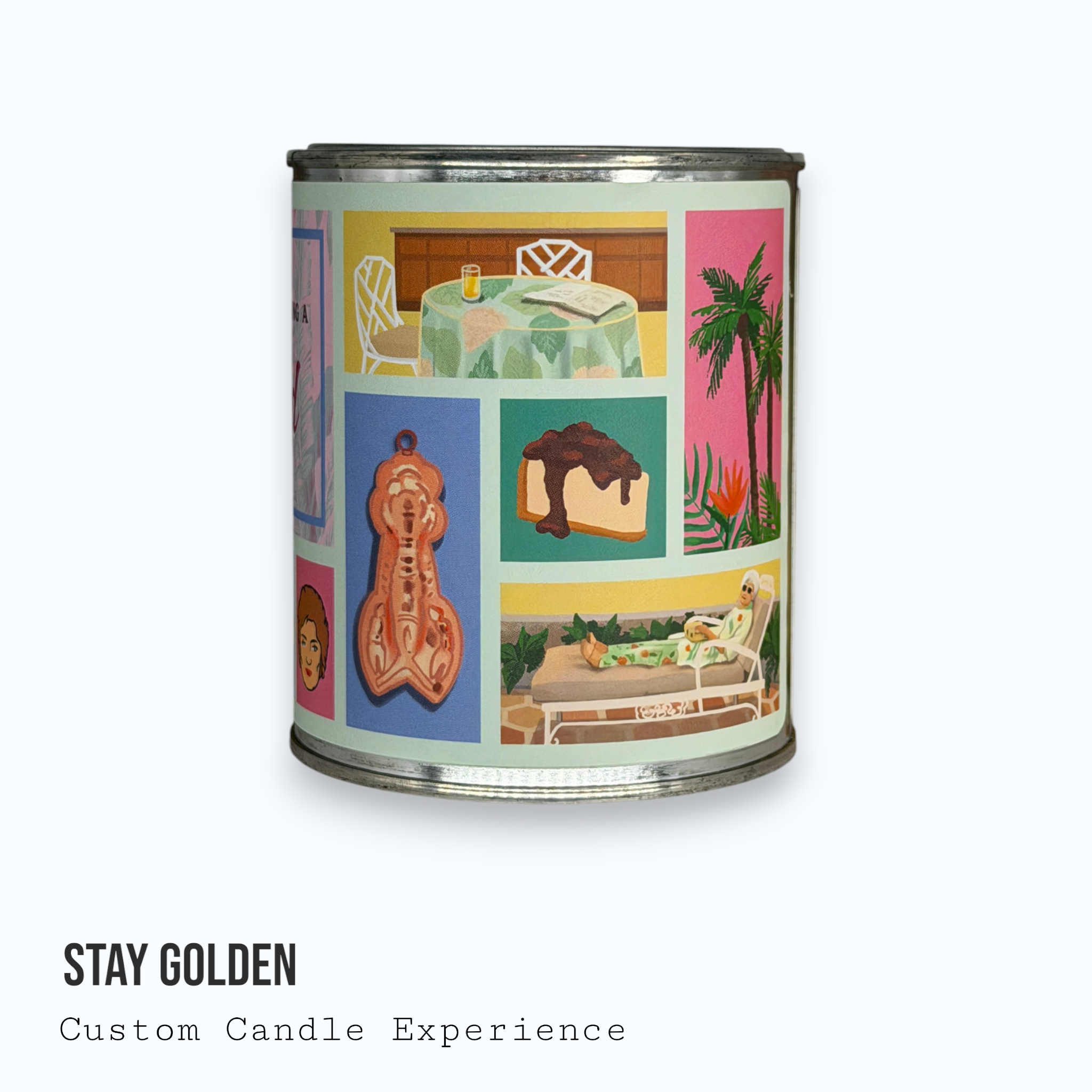 Stay Golden Custom Candle