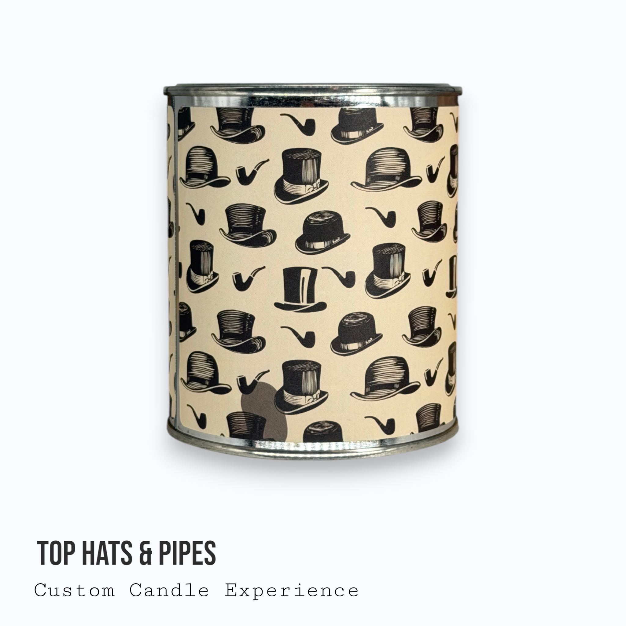 Top Hats & Pipes Custom Candle