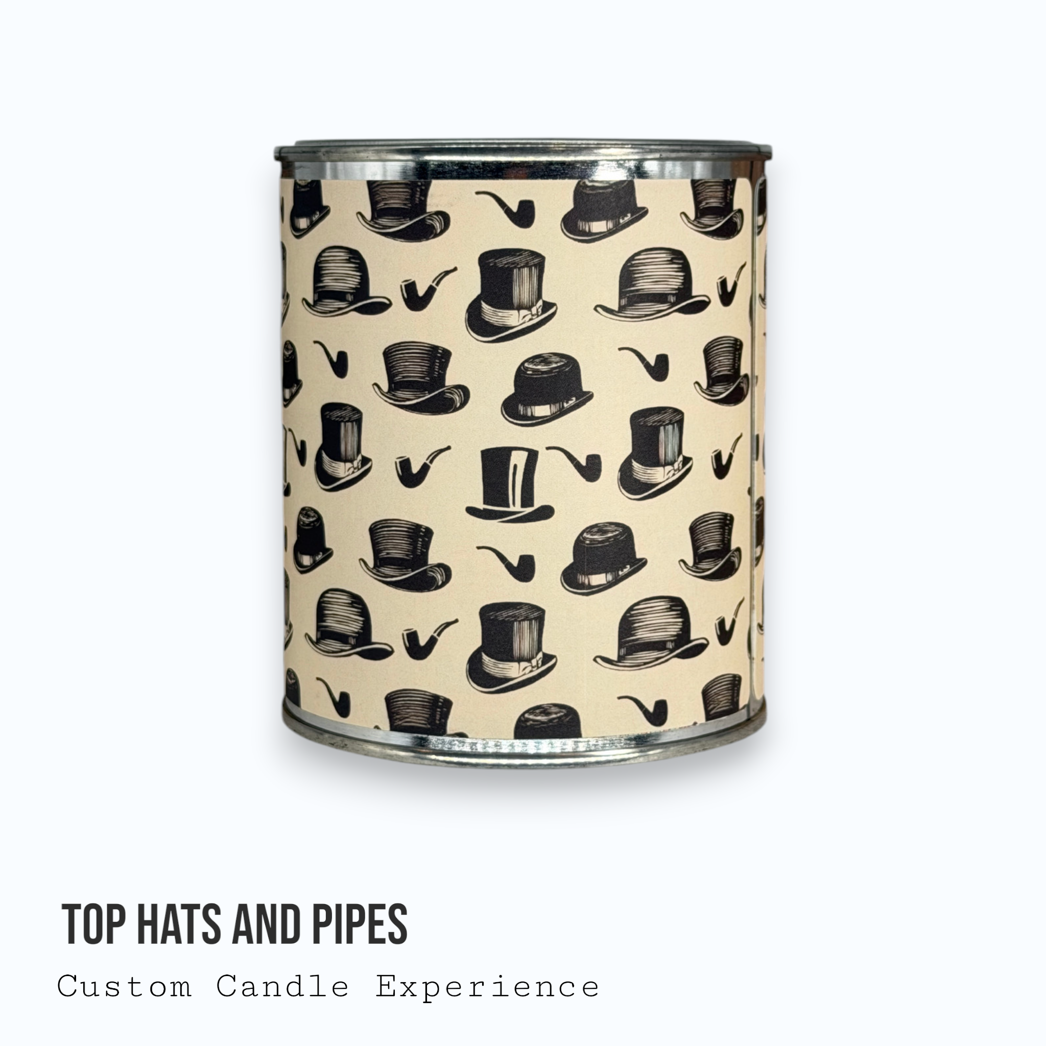Top Hats & Pipes Custom Candle