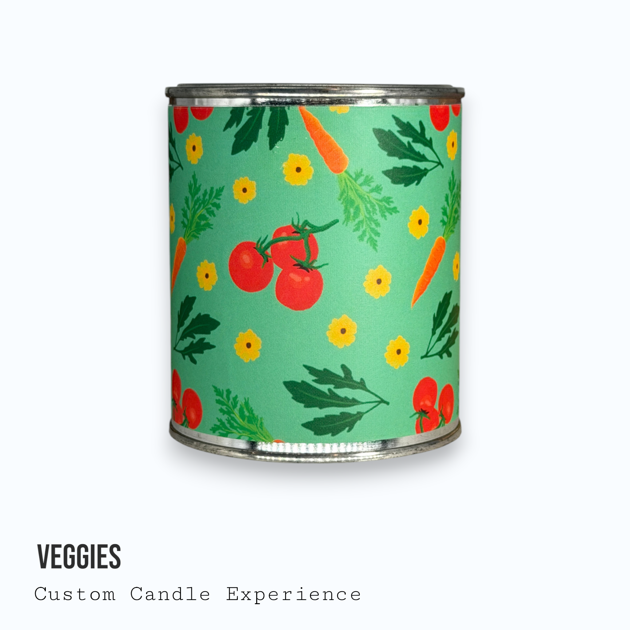 Veggies Custom Candle