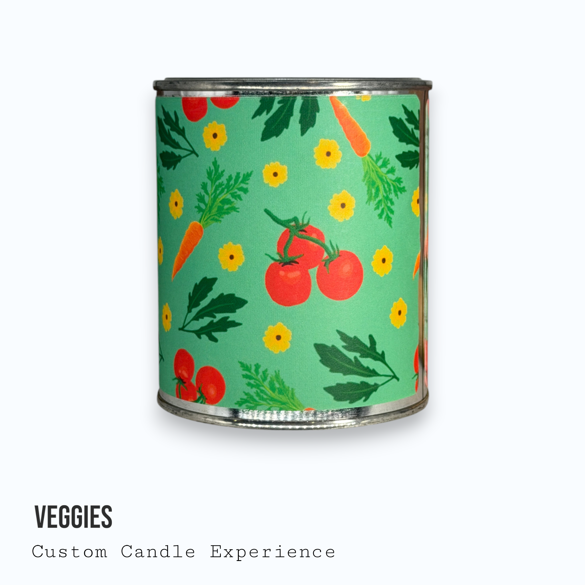 Veggies Custom Candle