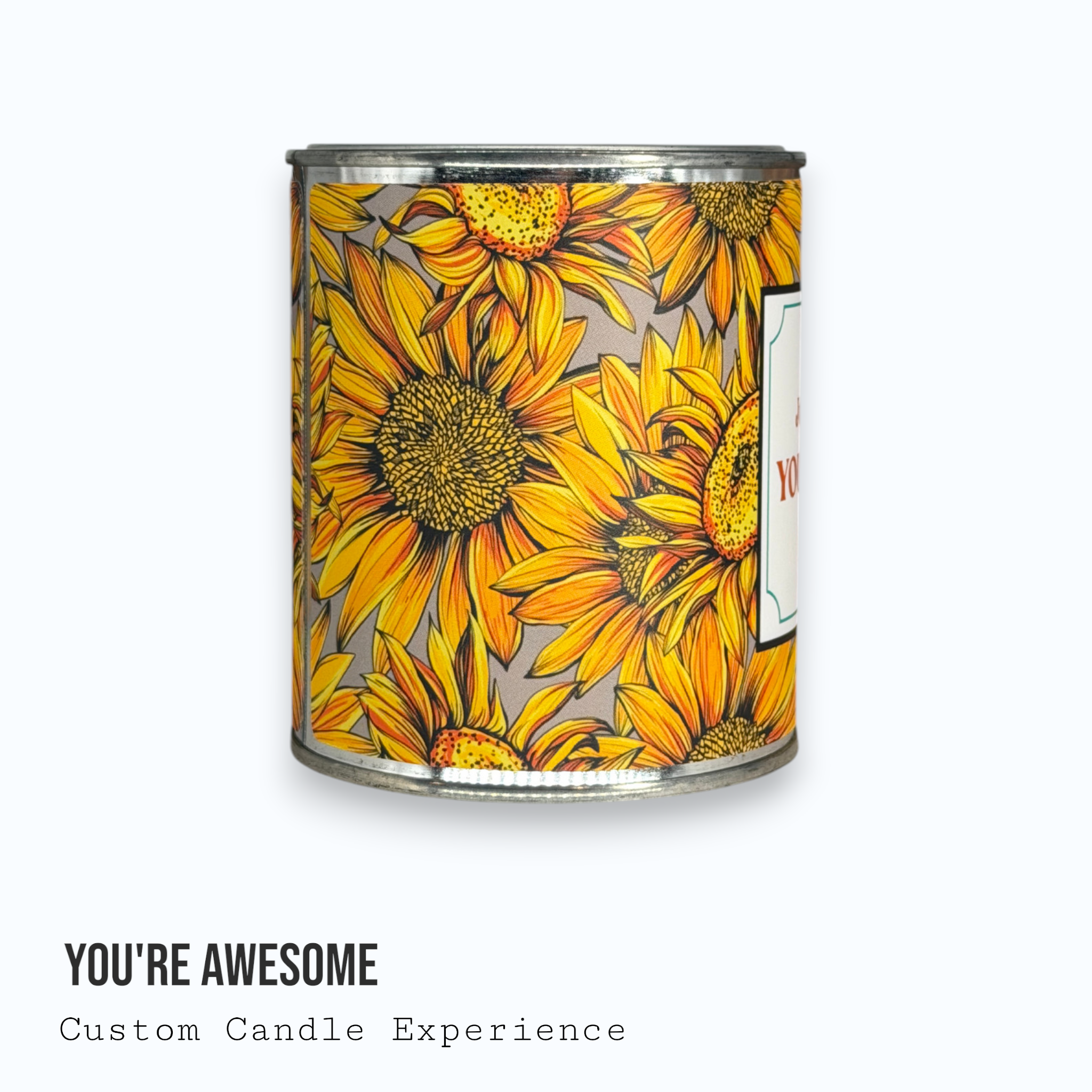 You're Awesome Custom Candle