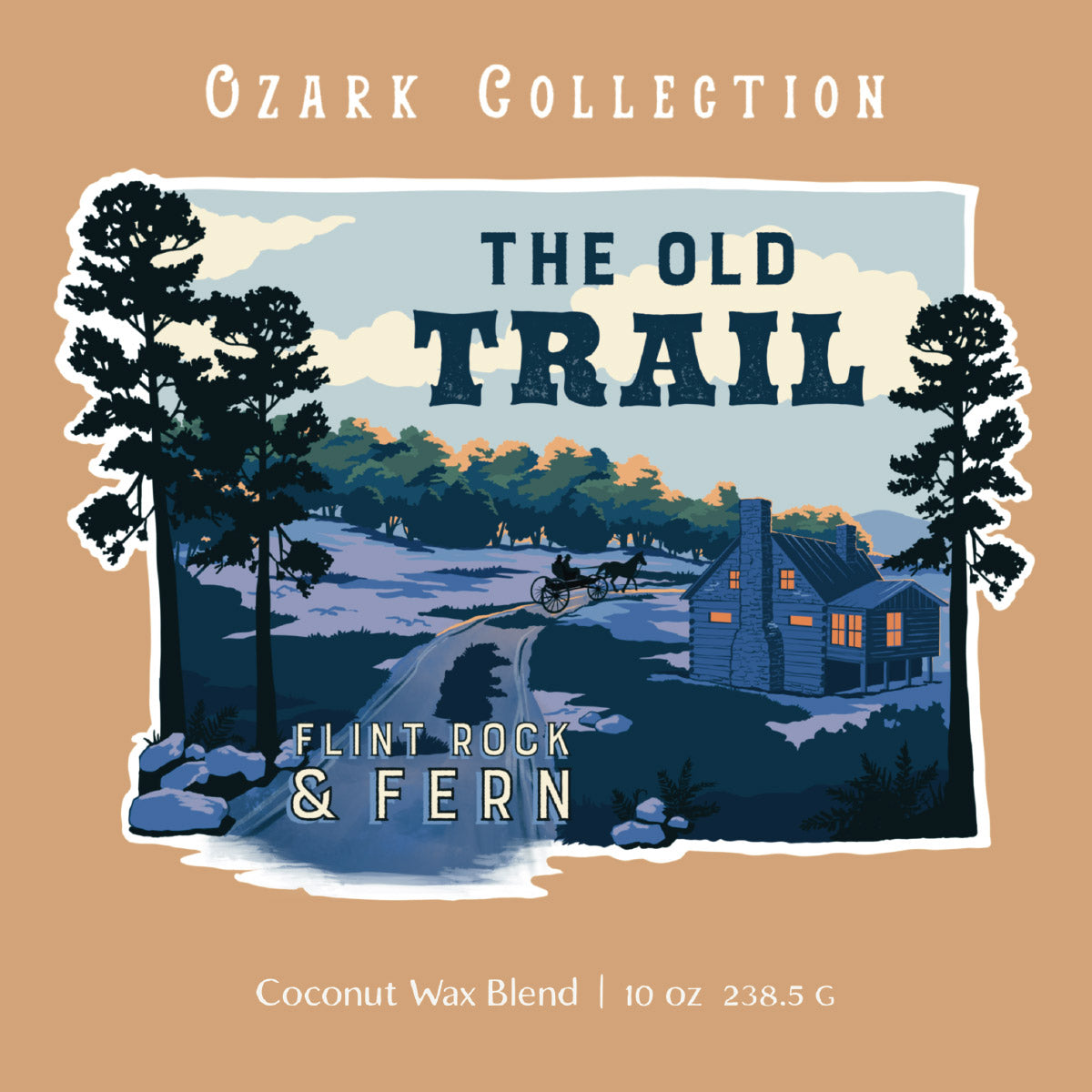 Flint Rock & Fern — Ozark Collection Paint Can Candle