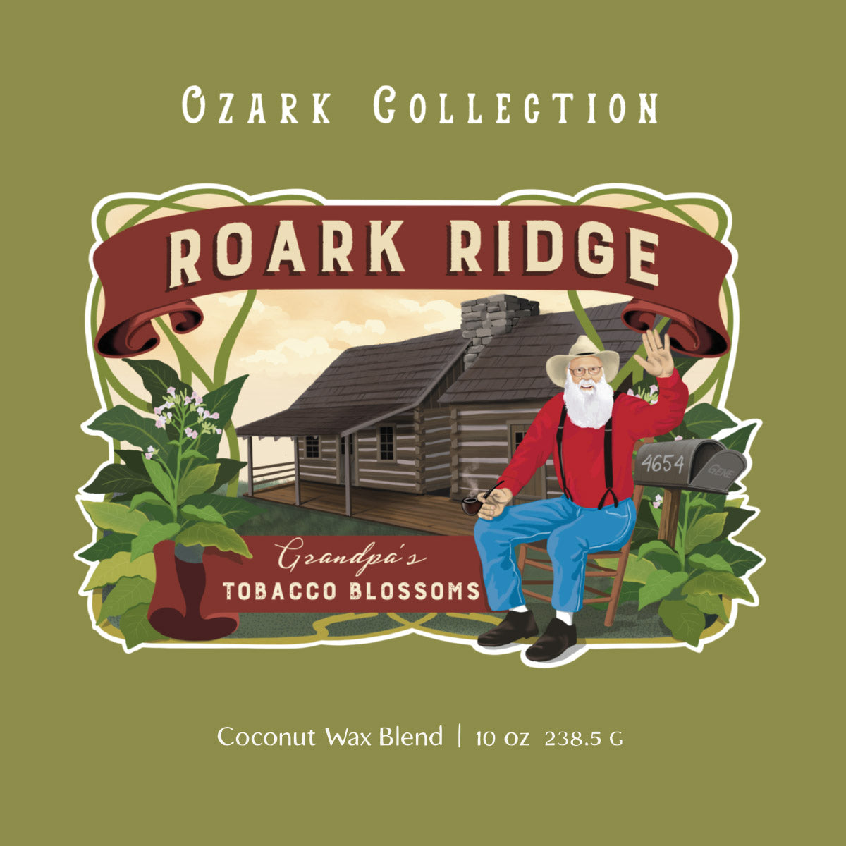 Grandpa's Tobacco Blossoms — Ozark Collection Paint Can Candle