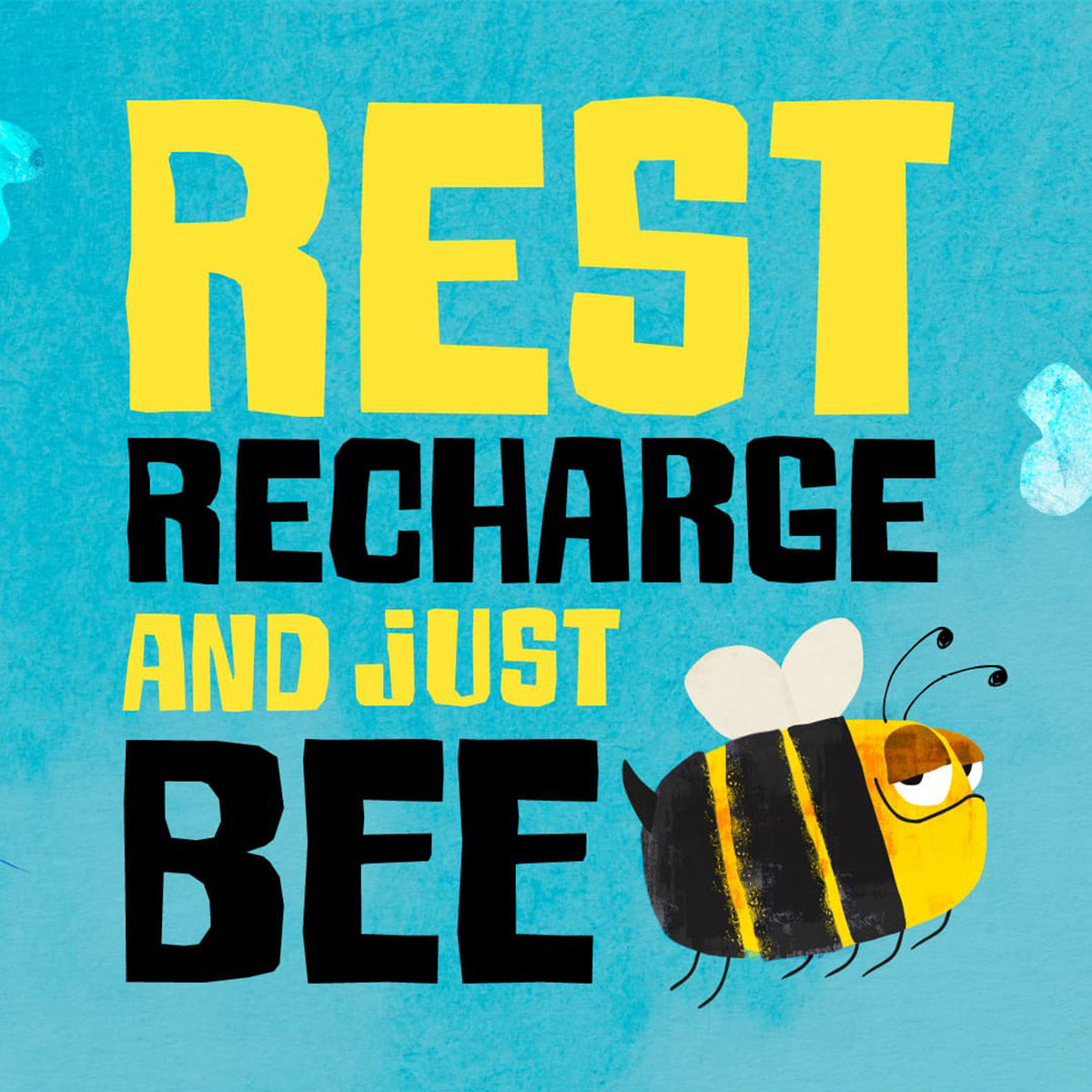 Rest, Recharge and Just Bee — Shelf Help Collection Paint Can Candle